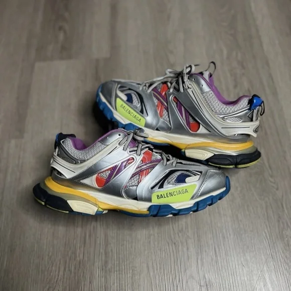 Balenciaga Multicolor Track Sneakers size 42 - Picture 3 of 5